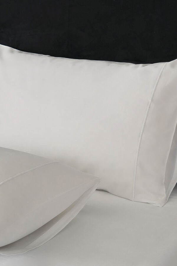 Bassols Capa de Travesseiro New York  Cama 180 cm Branco