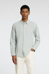 Selected Camisa de linho slim fit Azul