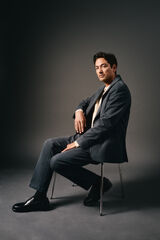 OOTO American cotton suit coordinated Navy