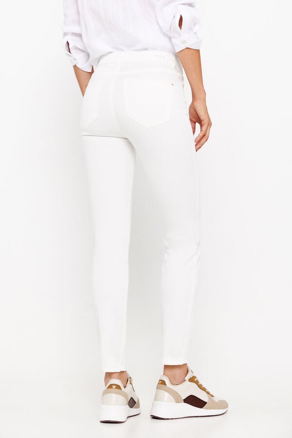 Cortefiel Sensational colour trousers White