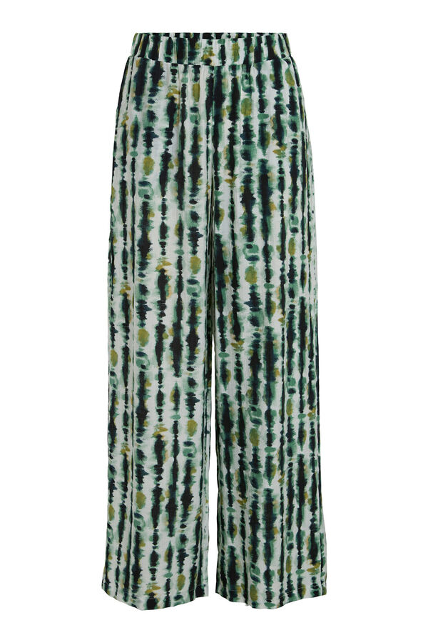 Vila Calça comprida estampado Branco