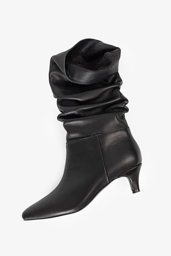 Popa Botas feminina Nirvana Napa Preto