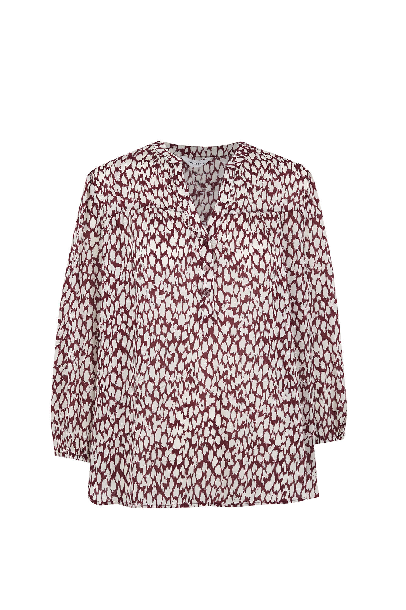 Cortefiel Blusa estampada fluida