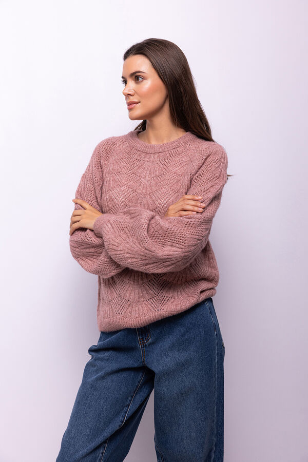 Object Camisola malha Roxo