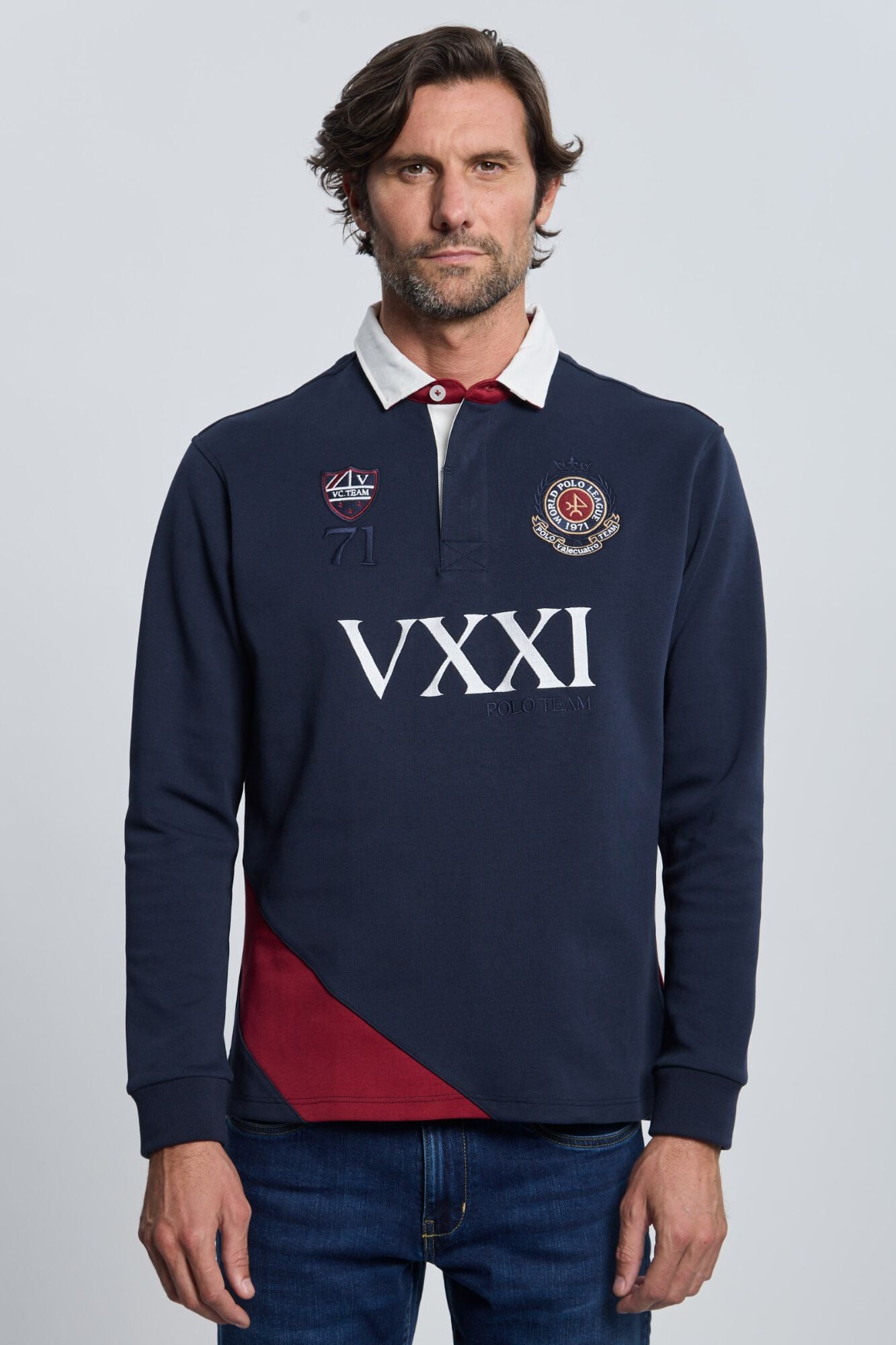 Valecuatro Polo de rugby com escudo