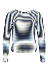 Object Top riscas com detalhe de laço Branco