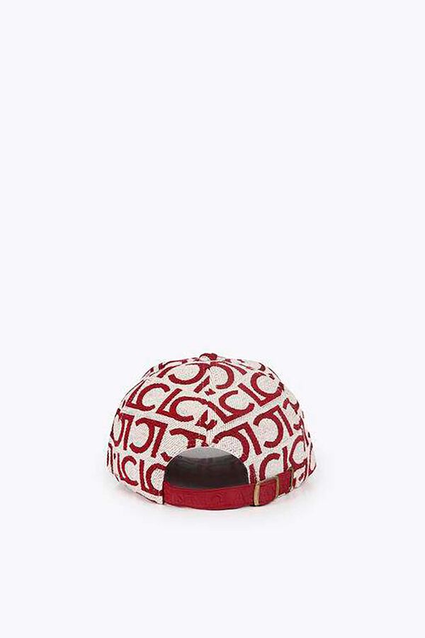 Lola Casademunt Visera logotipada Estampado granate