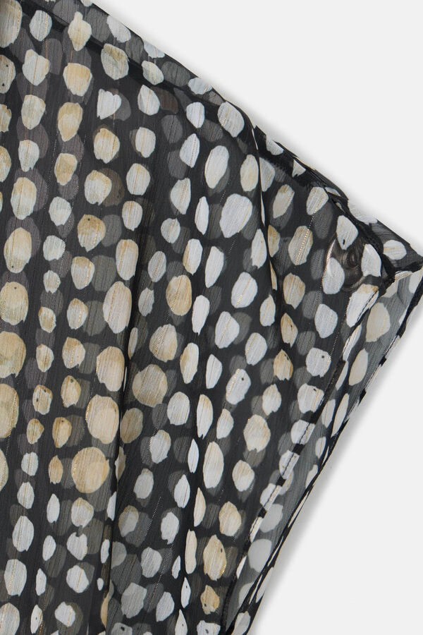 Silbon Camisa lunares Negro