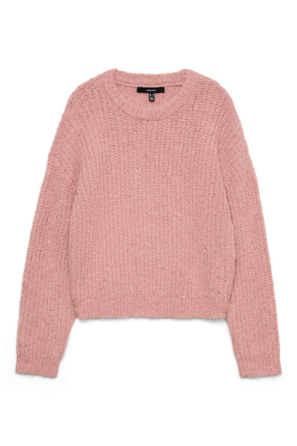 Vero Moda Jumper with sequin detail Pink