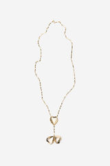 Cortefiel Collar largo p&eacute;talo Amarillo