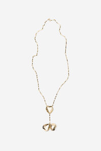 Cortefiel Long petal necklace