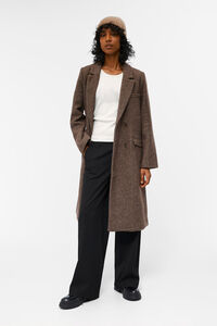 Cortefiel Cloth coat Brown