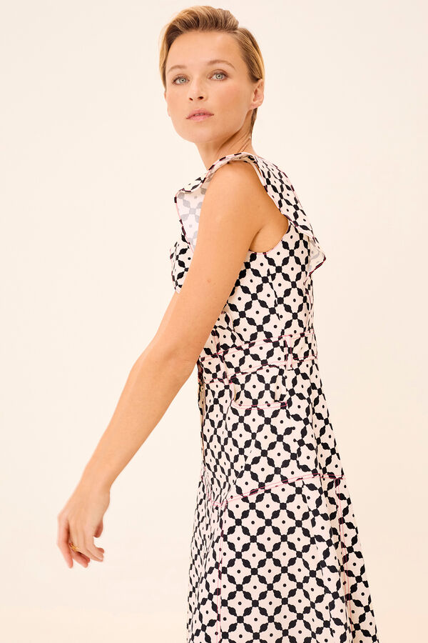 Dolores Promesas Vestido Midi Lua Castanho