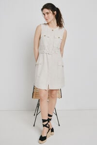 Vero Moda Vestido curto estilo safari