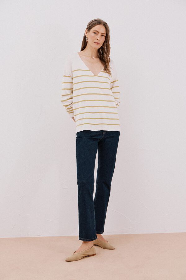 Cortefiel V-neck jumper Multicolour