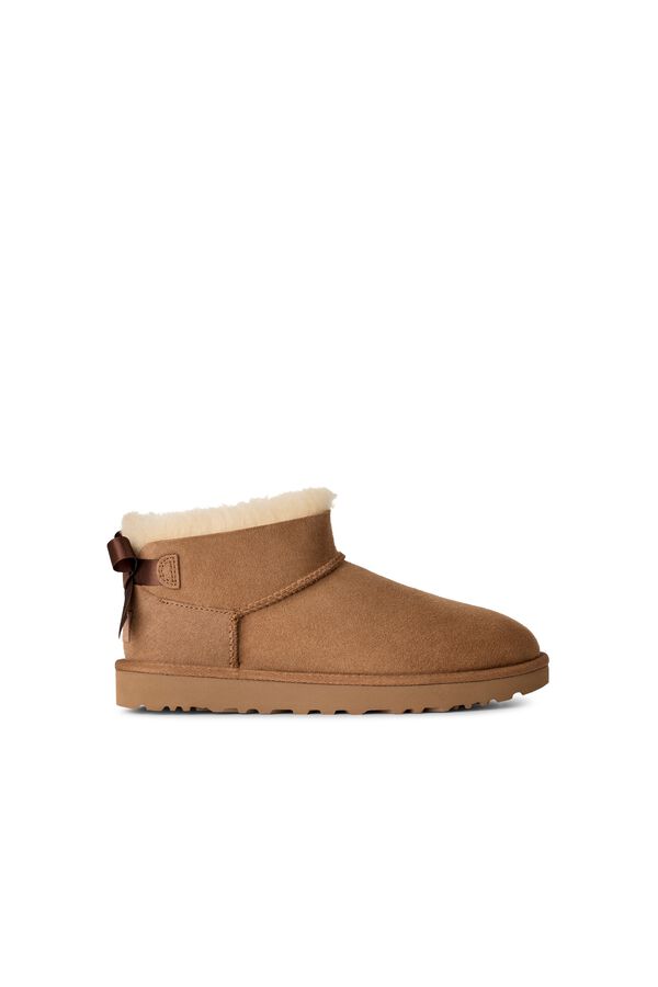 Ugg Ultra Mini Bailey Bow boot Camel