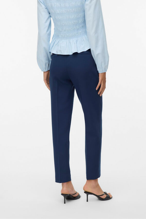 Vero Moda Calças compridas de vestir Azul