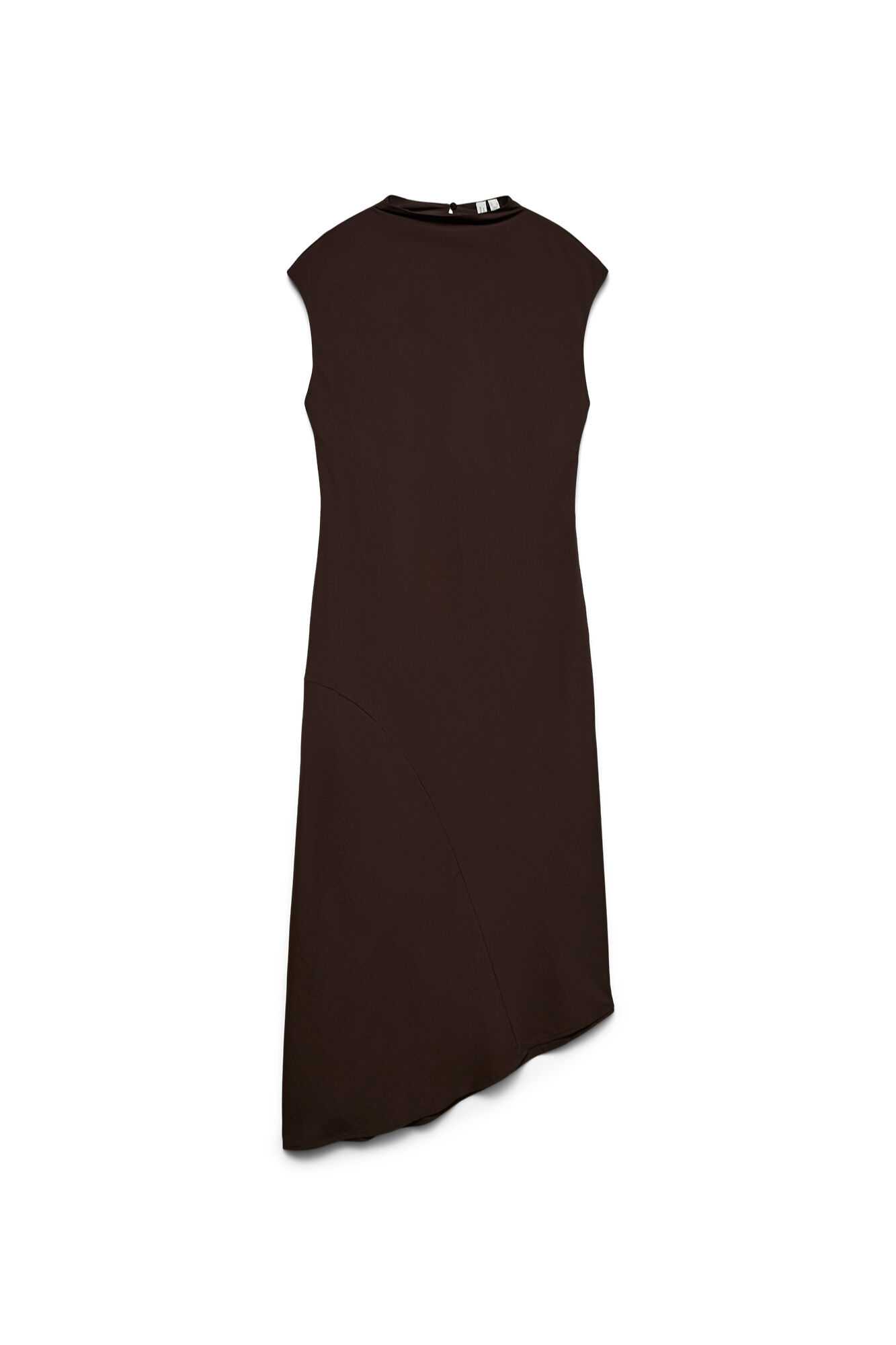 Vero Moda Vestido midi com bainha assim&eacute;trica