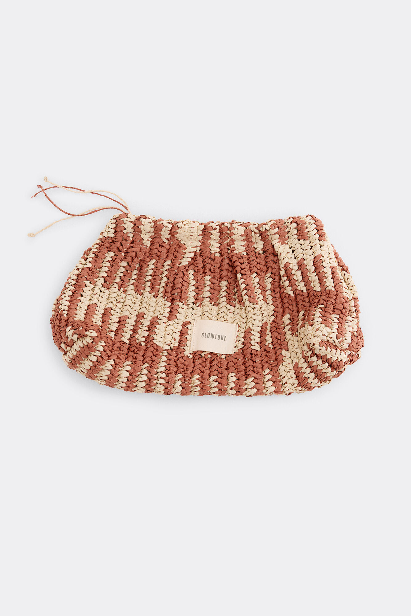 Slowlove Bolso pouch rafia