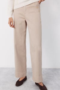 Cortefiel Palazzo jeans with buttons