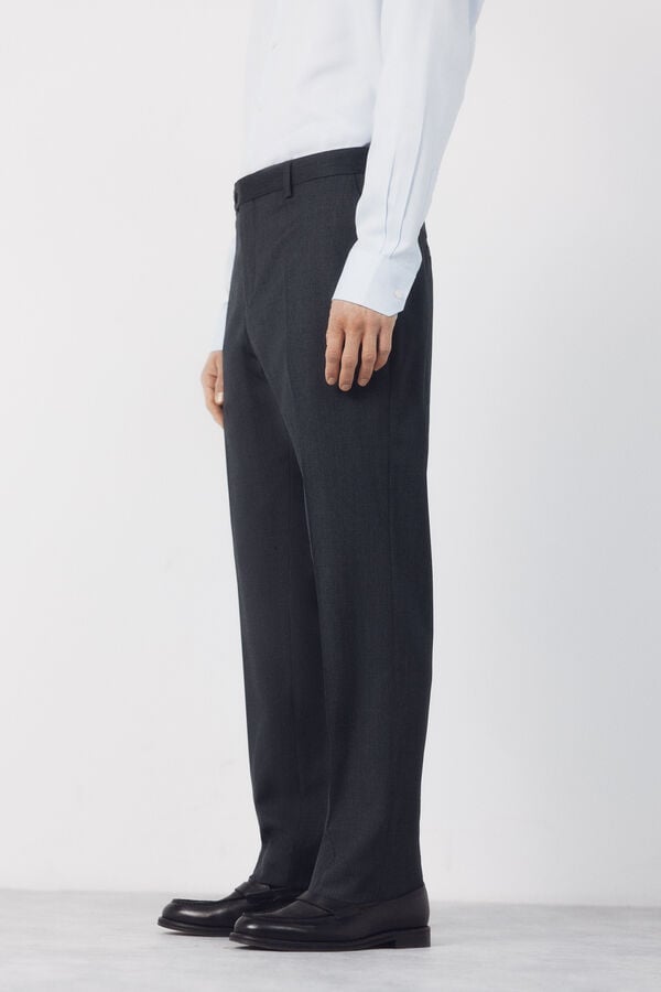 Cortefiel Plain coolmax pants Dark grey