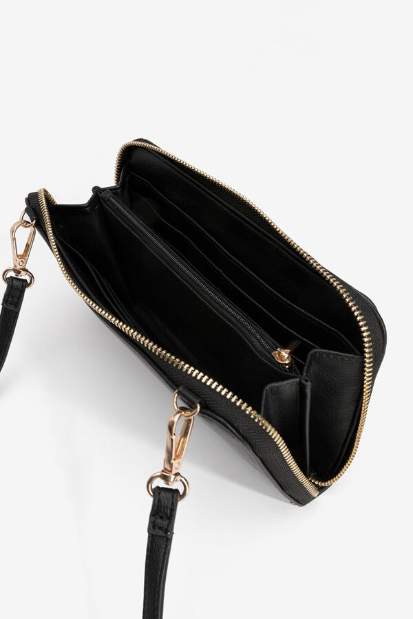 Vilanova Carteira com al&ccedil;a Preto