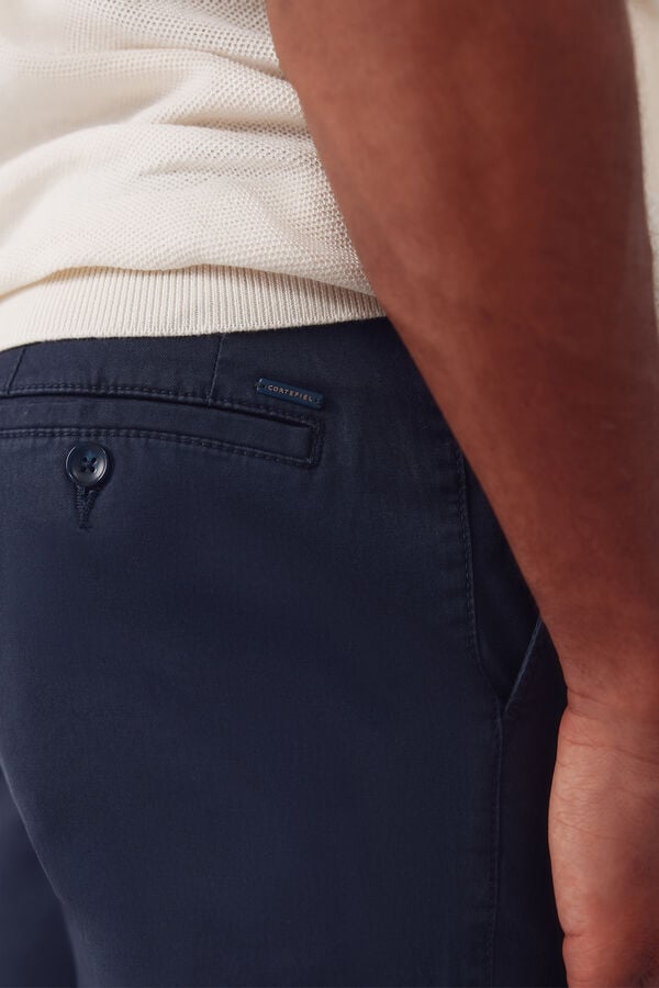 Cortefiel Regular fit chinos Navy