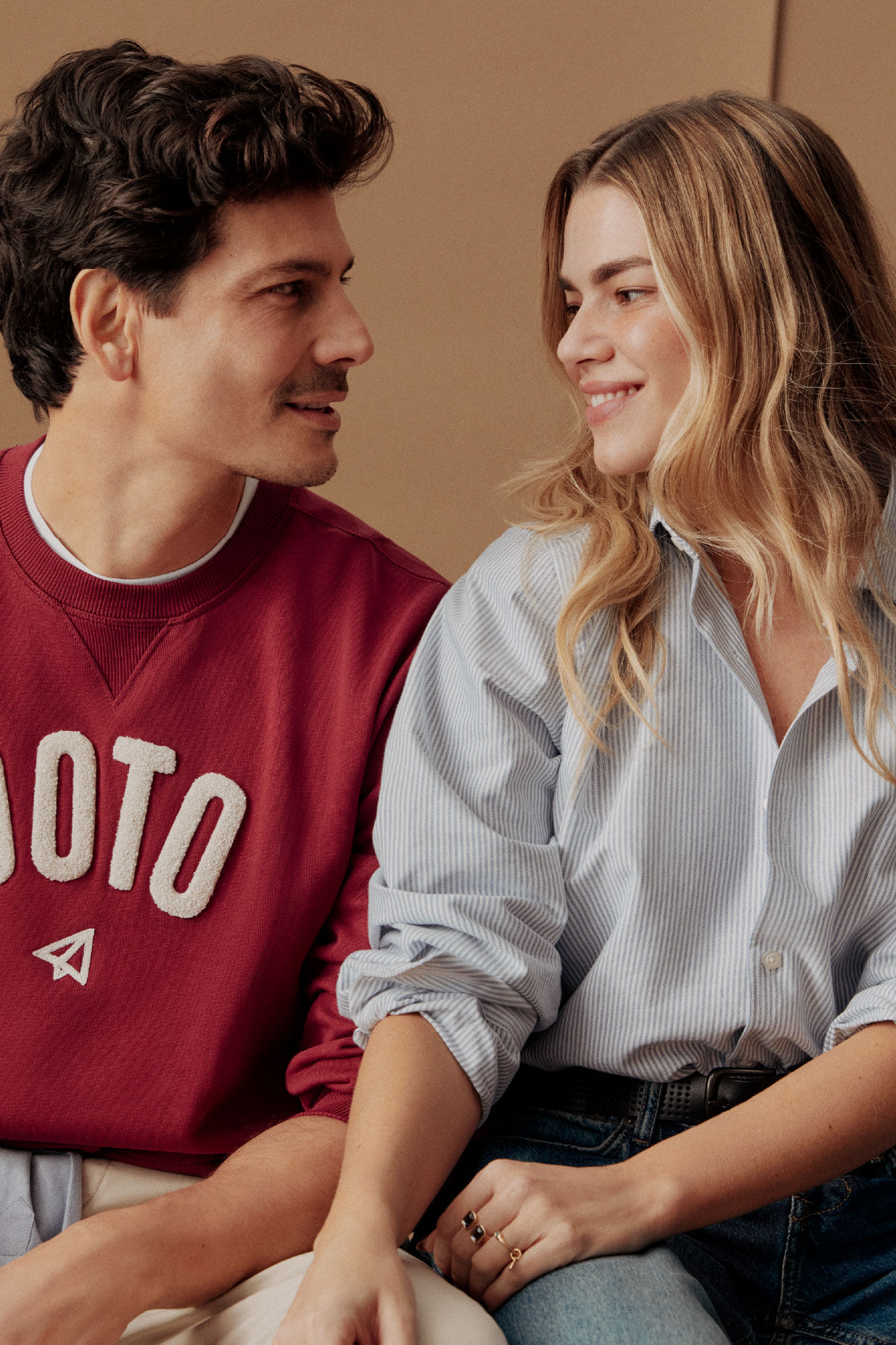 OOTO Sweatshirt logo gola redonda