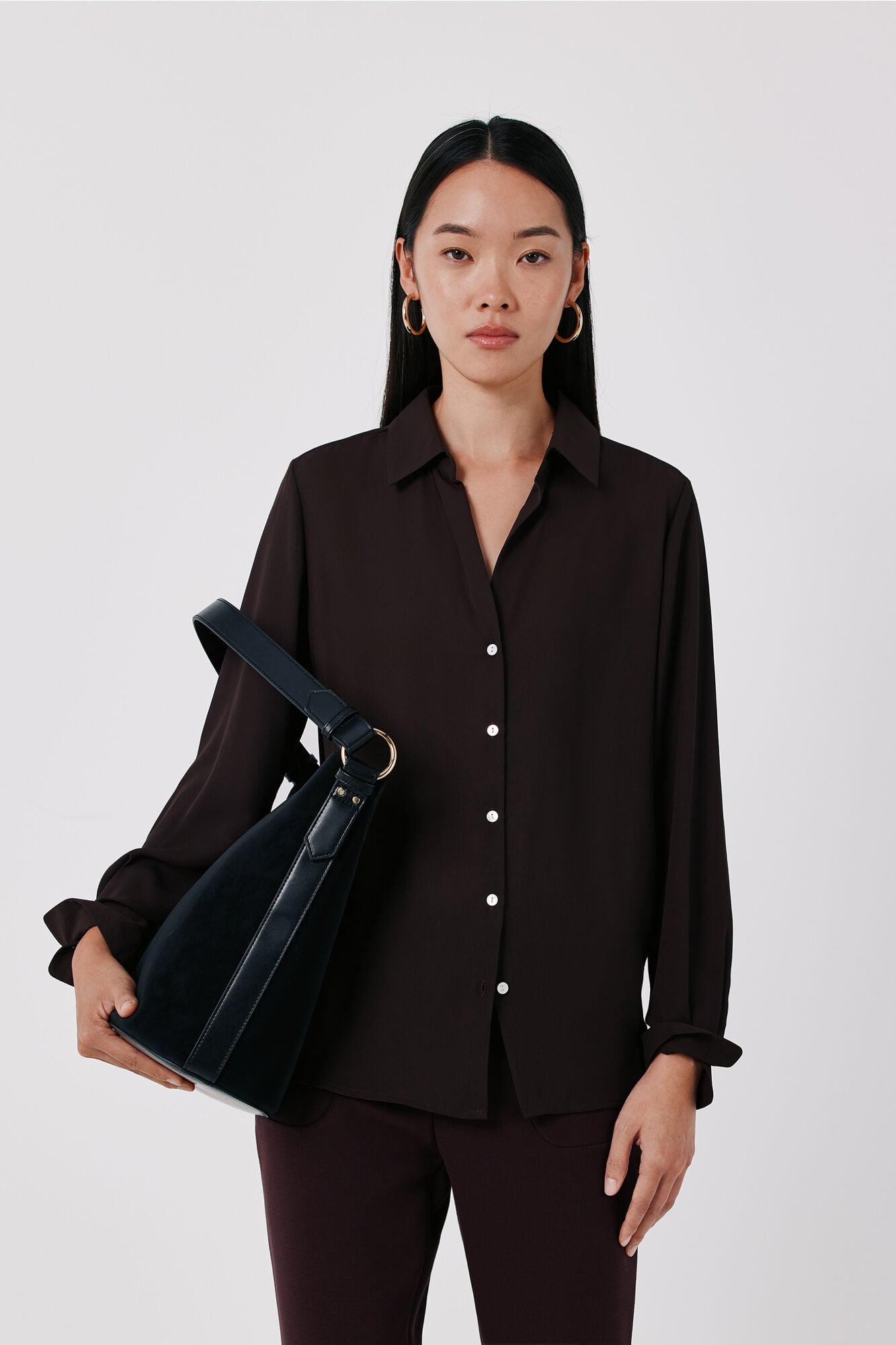 Cortefiel Crepe fluid shirt