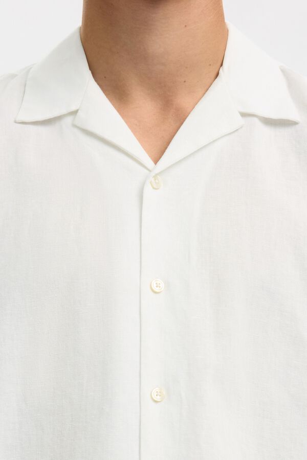 Selected Camisa de manga curta Branco