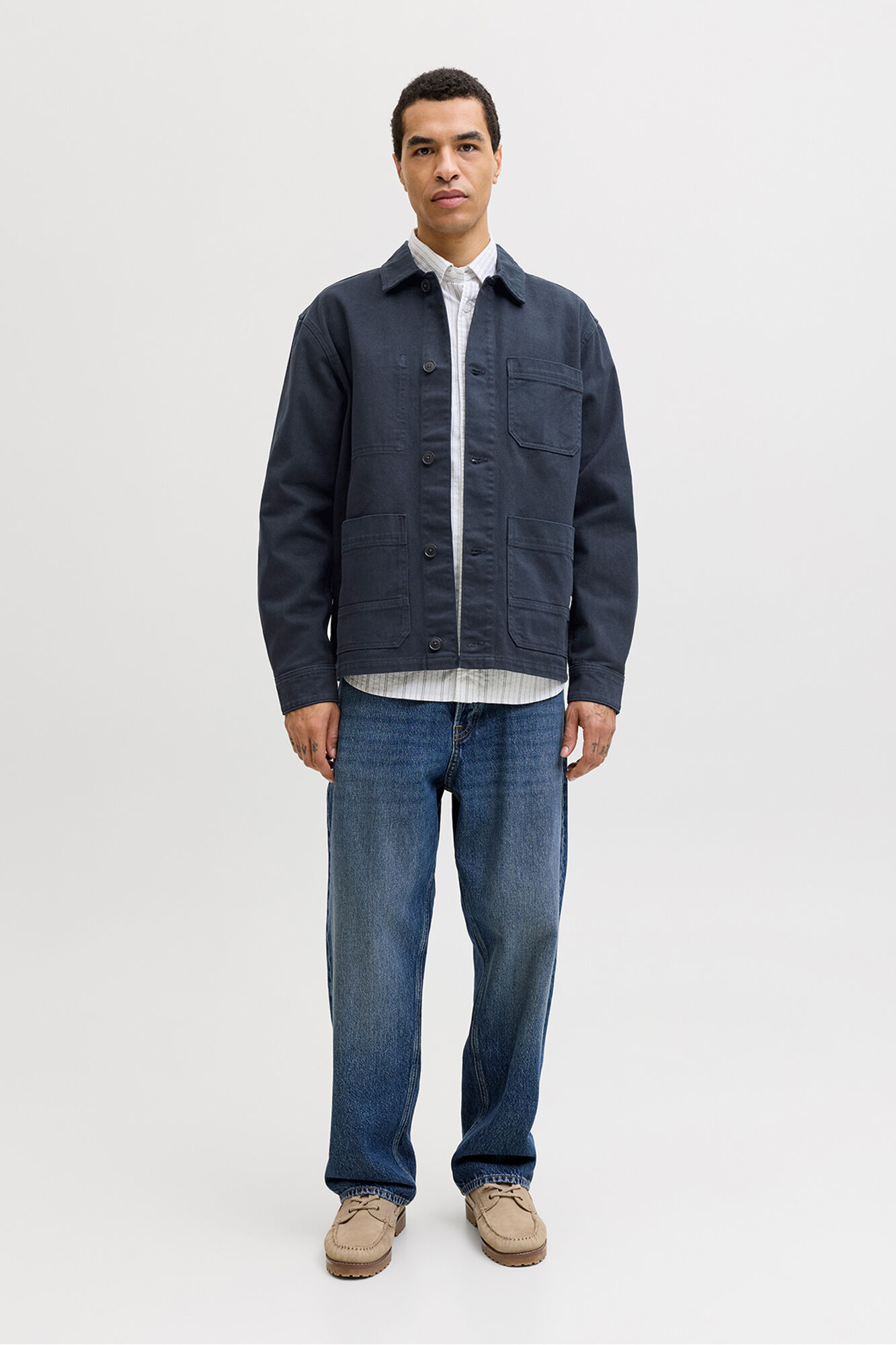 Jack & Jones Sobrecamisa b&aacute;sica manga comprida