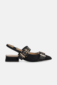 Alma en Pena Sapato slingback com fivela larga