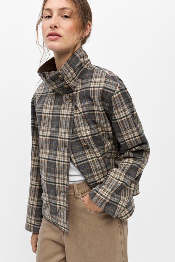 Object Reversible short jacket Brown