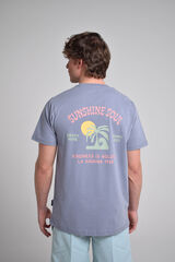 Cloking Camiseta lavada Azul