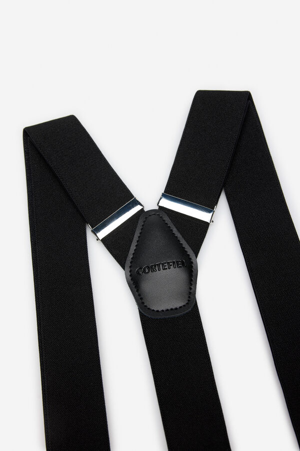 Cortefiel Plain elastic strap Black
