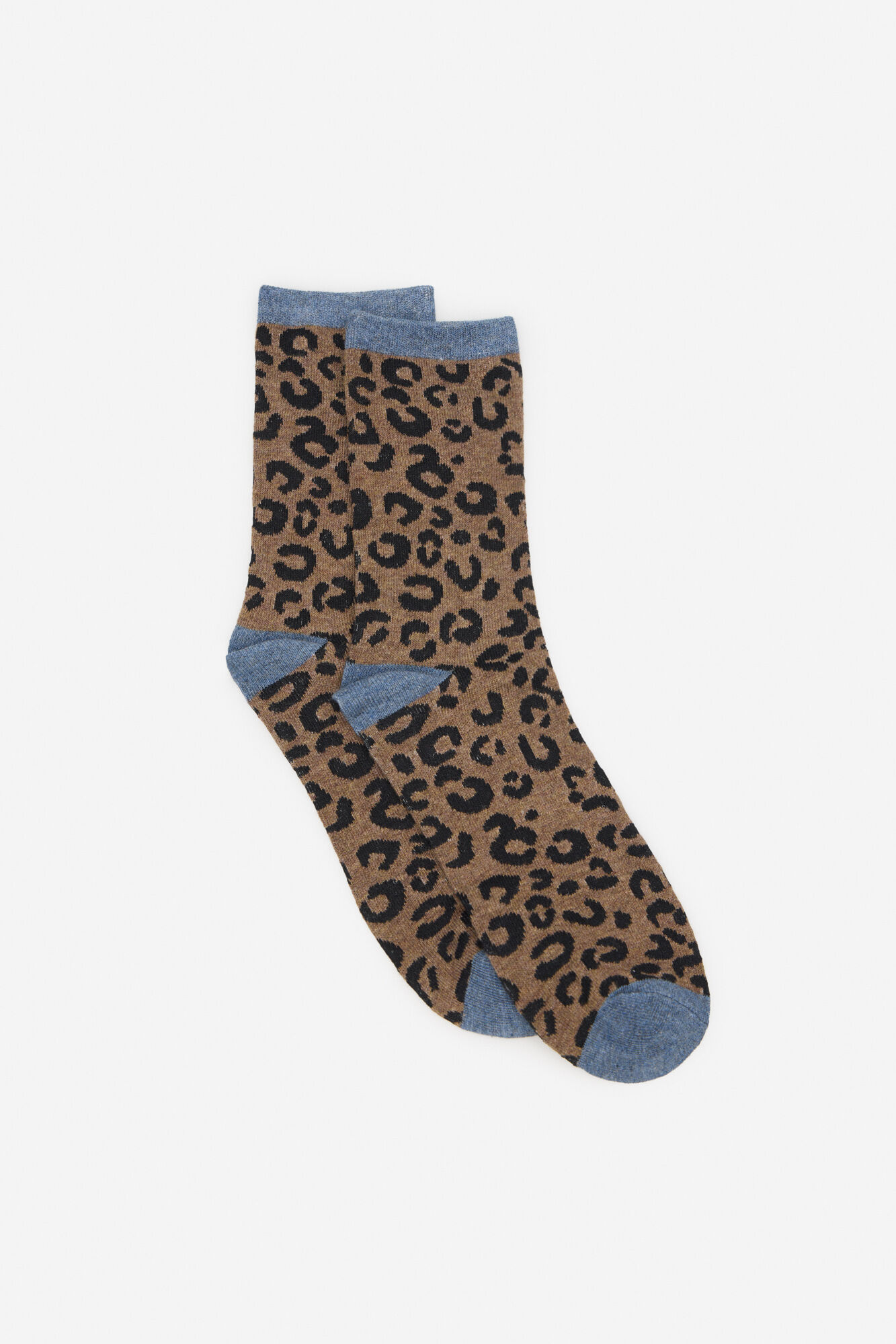 Cortefiel Long leopard sock