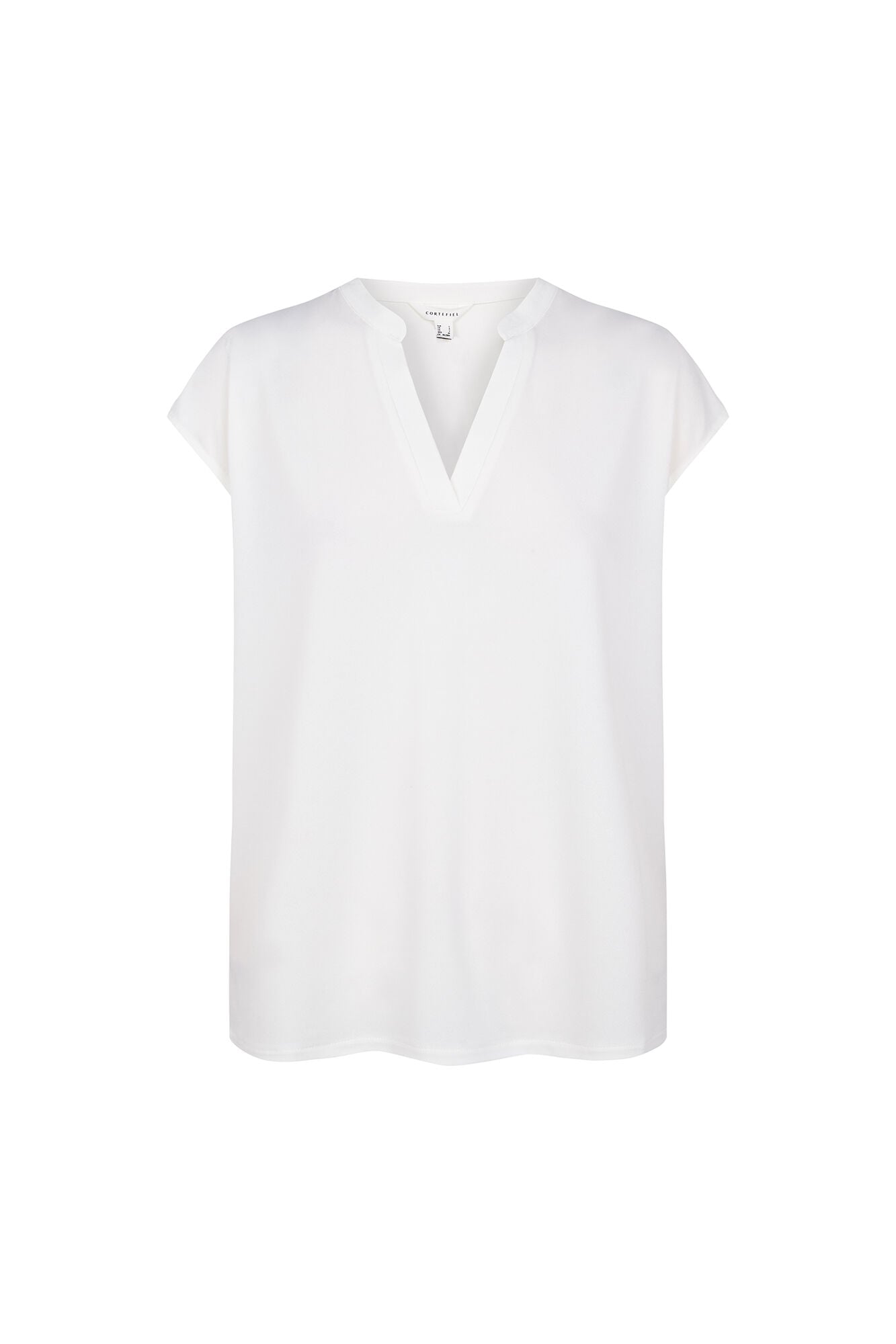 Cortefiel Basic stand-up collar T-shirt