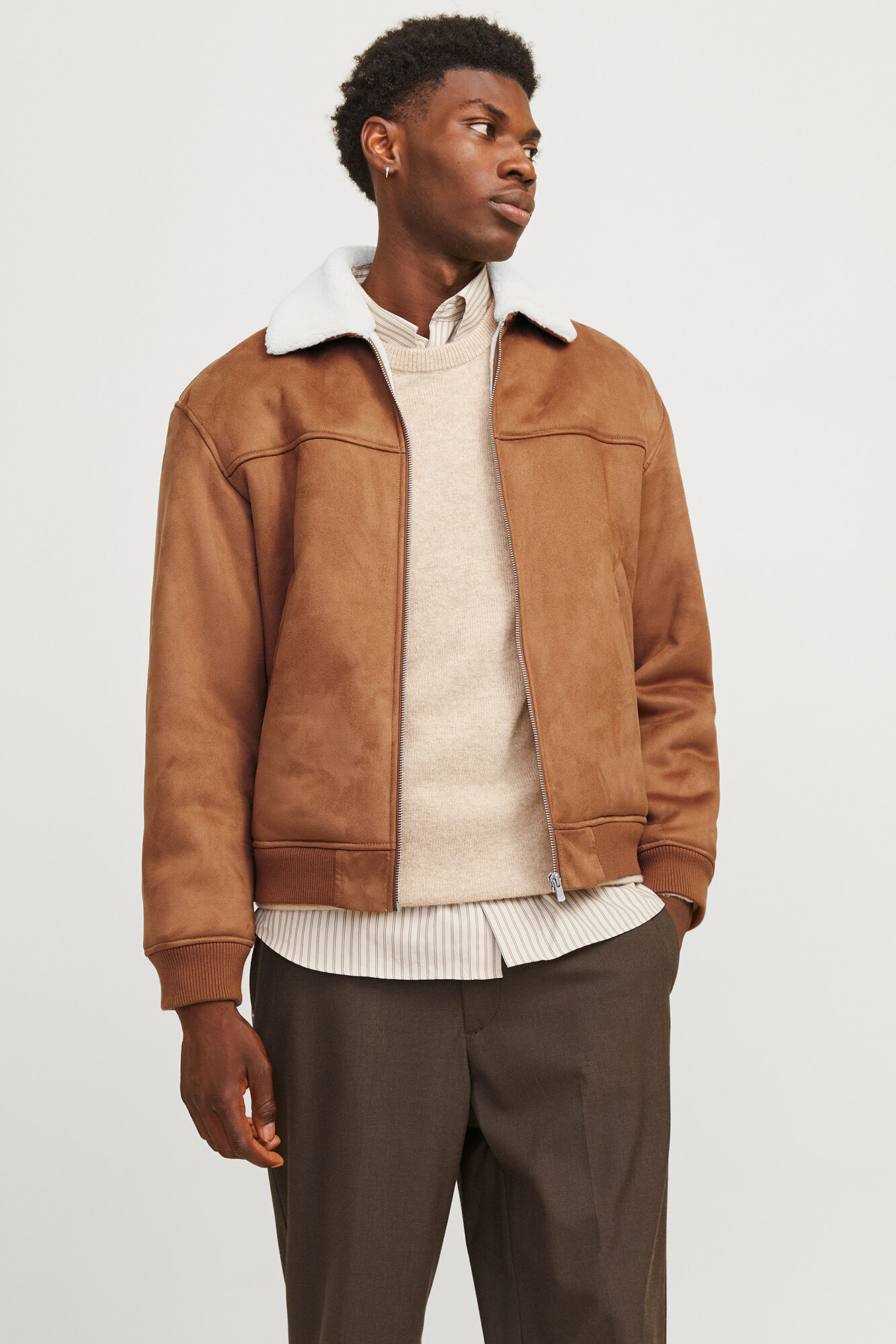 Cazadora marron hombre sale