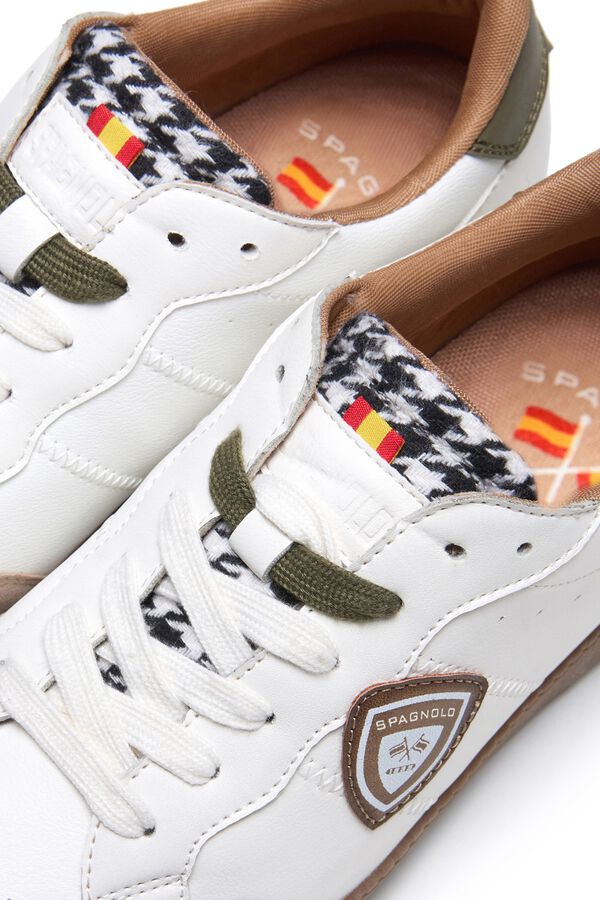 Spagnolo Cal&ccedil;ado desportivo para homem Branco