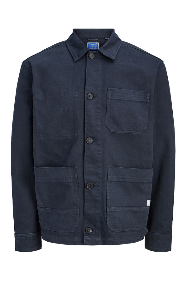 Jack & Jones Sobrecamisa b&aacute;sica manga comprida Azul