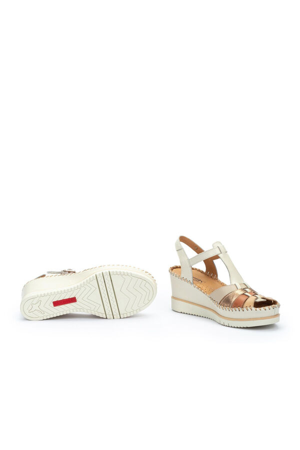 Pikolinos Sandalias cuña Blanco