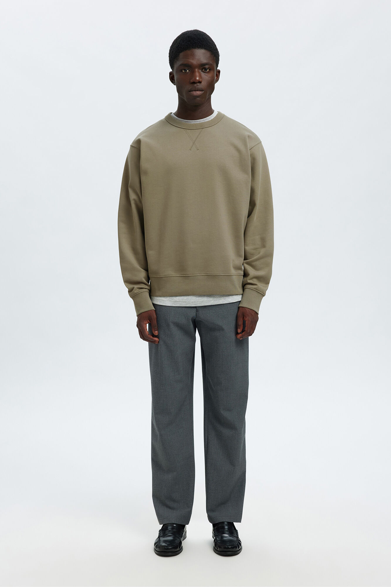 Selected Sweatshirt 100% algod&atilde;o org&acirc;nico