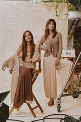 Slowlove Falda de tul el&aacute;stico Dark brown