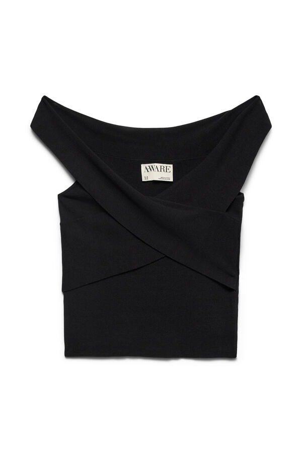 Vero Moda Top de hombros descubiertos Negro