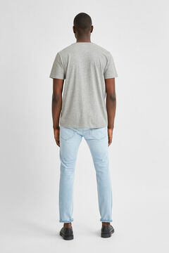 Cortefiel Short-sleeved t-shirt  Gray
