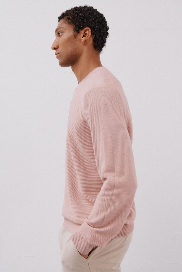 Cortefiel Fine knit jumper  Pink