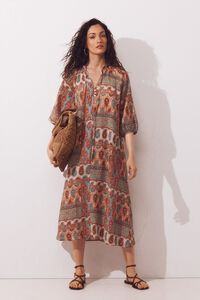 Cortefiel Wide printed kaftan