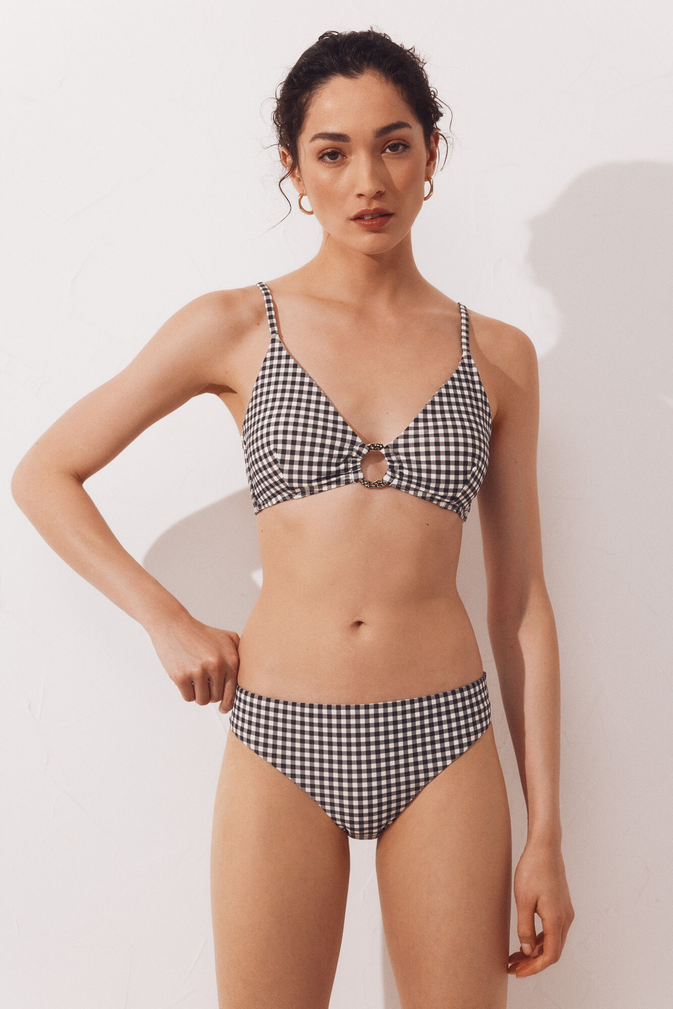 Cortefiel Classic coverage bikini bottoms