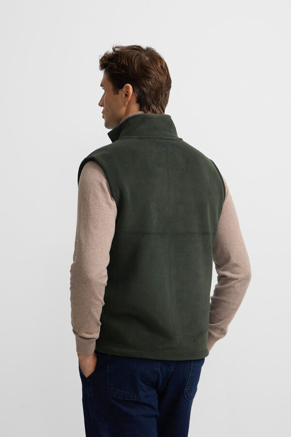 Silbon Colete de polar cl&aacute;ssico Verde