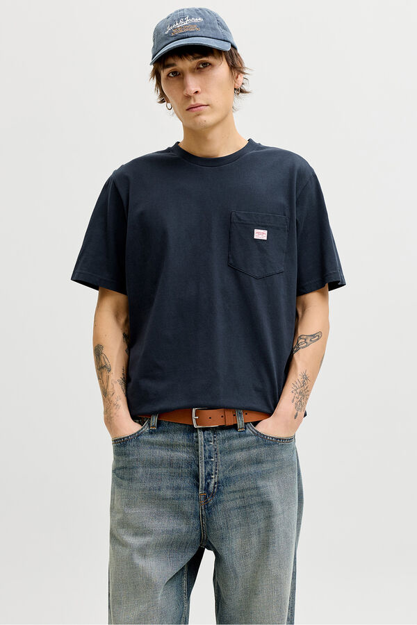 Jack & Jones Short sleeve pocket T-shirt Navy